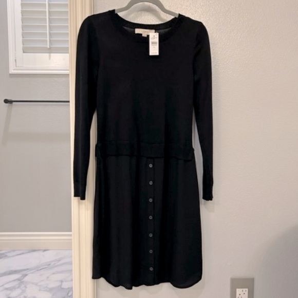 LOFT Black sweater Dress - Picture 4 of 8